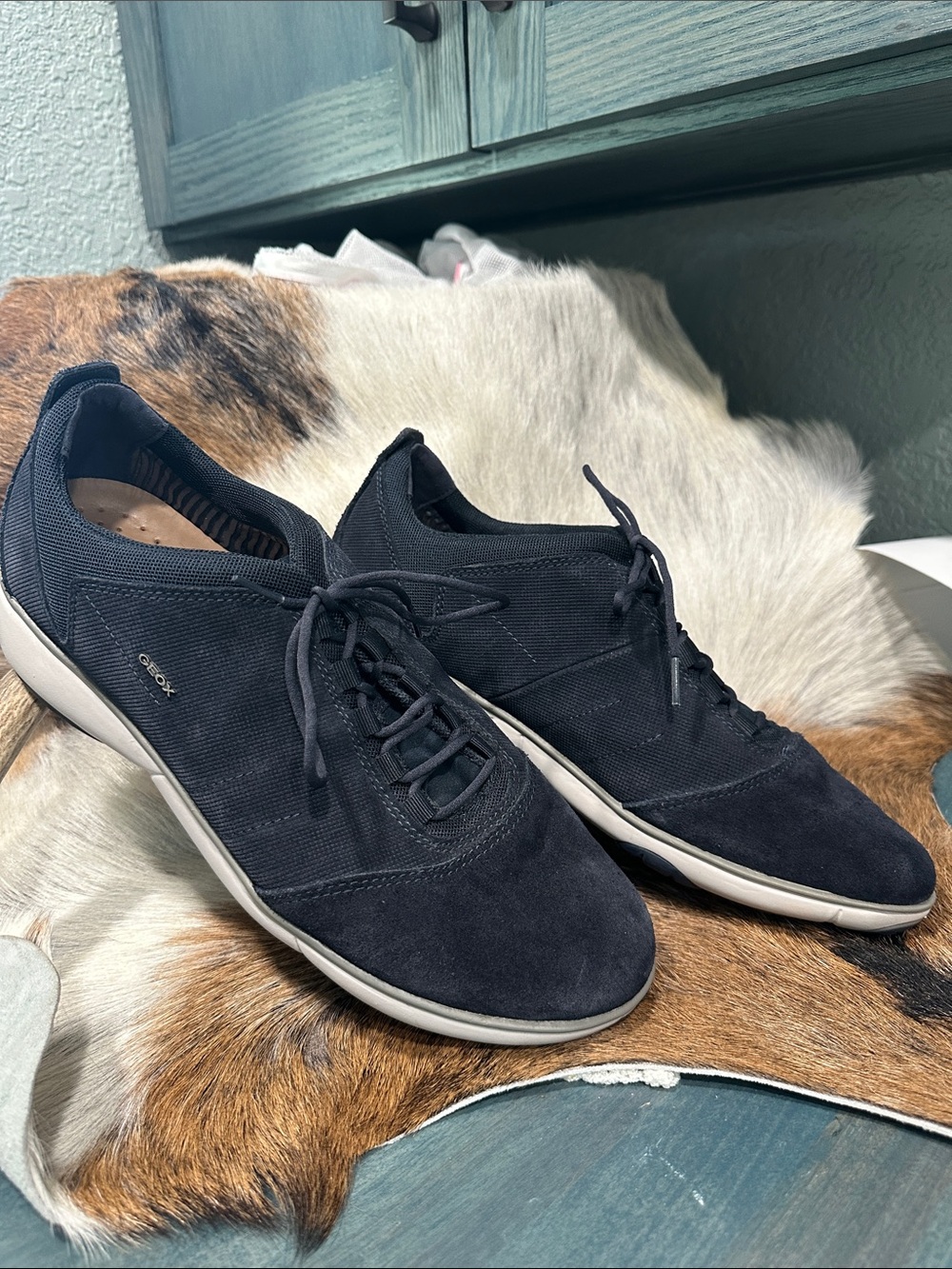 Geox Respira Men’s Leather Shoes Sz 11